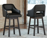 Tallenger - Upholstered Swivel Barstool (Set of 2) by Signature Design by Ashley® | Bel Furniture