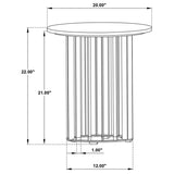 Haven - Round Marble Coffee Table Set by Coaster Fine Furniture | Bel Furniture