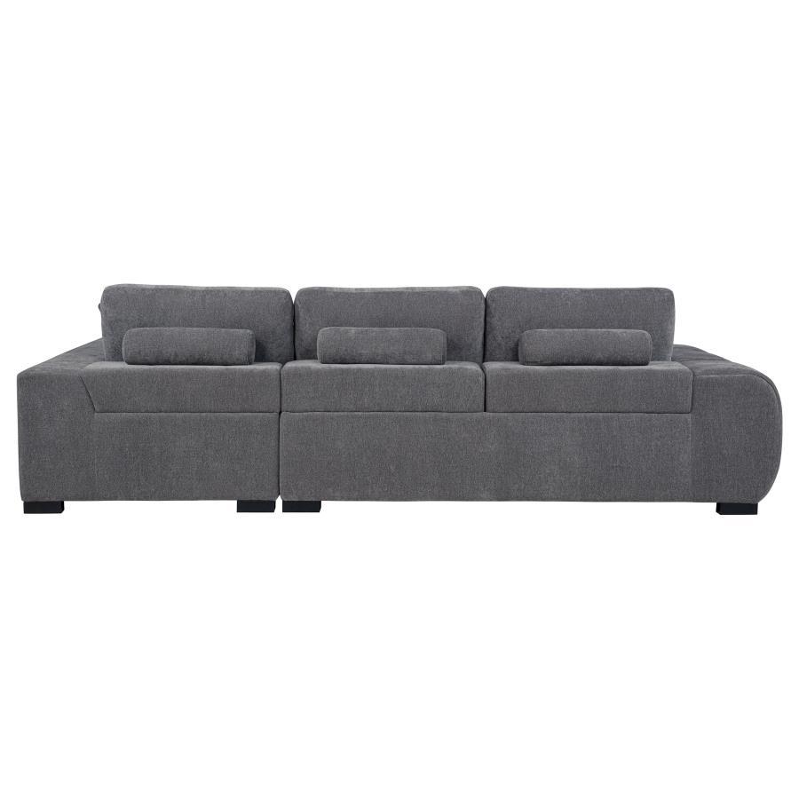 Octavia - Upholstered Sectional Chaise Sofa by Coaster Fine Furniture | Bel Furniture