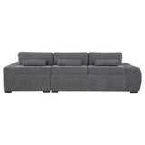 Octavia - Upholstered Sectional Chaise Sofa by Coaster Fine Furniture | Bel Furniture