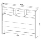 Westpark - 3 Piece Bedroom Set Bookcase Headboard