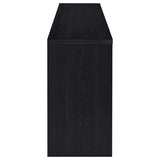 Denison - 79" 4-Door TV Stand Media Console - Black