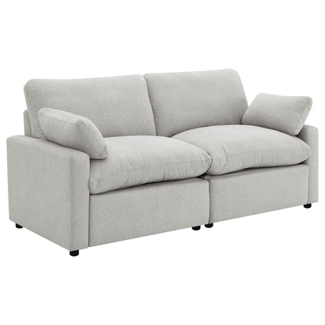 Collins - Modular Power Loveseat Gray by Coaster Fine Furniture | Bel Furniture