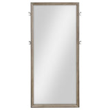 Durango - Full Length Standing Floor Mirror - Washed Oak by Coaster Fine Furniture | Bel Furniture