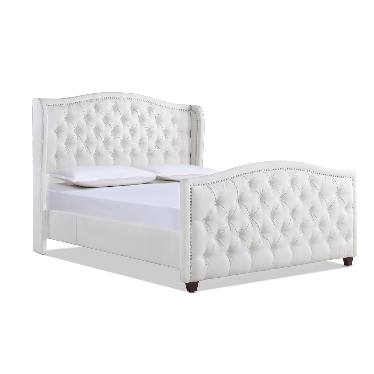 Marcella - Upholstered Shelter Headboard Bed Set by Jennifer Taylor Home | Bel Furniture