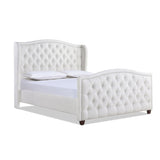 Marcella - Upholstered Shelter Headboard Bed Set by Jennifer Taylor Home | Bel Furniture