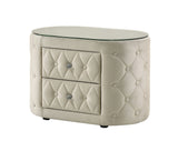 Voltare - Nightstand White by Crown Mark | Bel Furniture