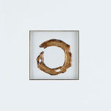 Dallbourne - Wall Art Set (Set of 4) - White / Gold Finish