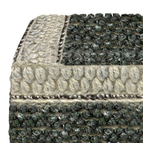 Grady - Handcrafted Square Pouf - view 25