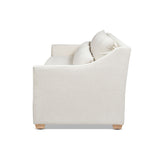 Ada - Flared Arm Contemporary Sofa With Lumbar Pillows - Flax White by Jennifer Taylor Home | Bel Furniture