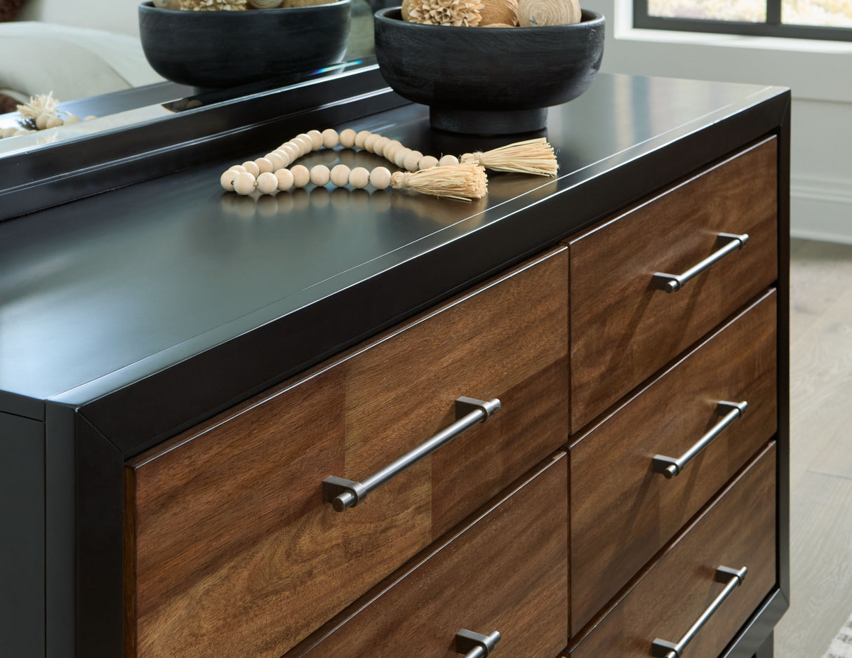 Kraeburn - Brown / Black - Dresser by Benchcraft® | Bel Furniture