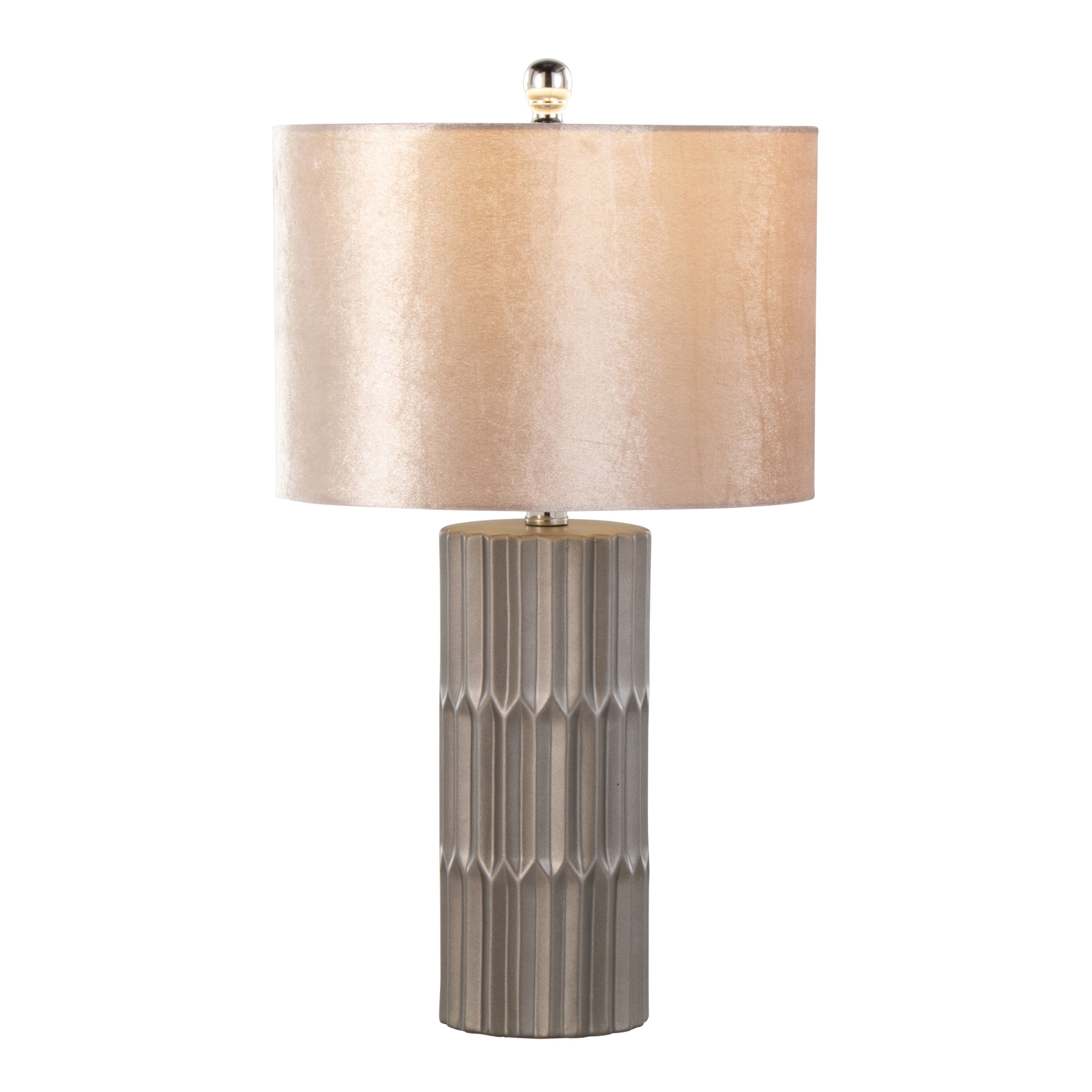 Tania - Contemporary Table Lamp - Brown / Metallic Brown / Champagne