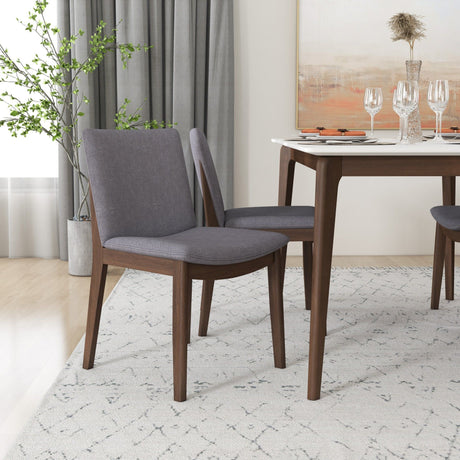 Laura - Mid-Century Modern Solid Wood Dining Chair (Set of 2) - view 58