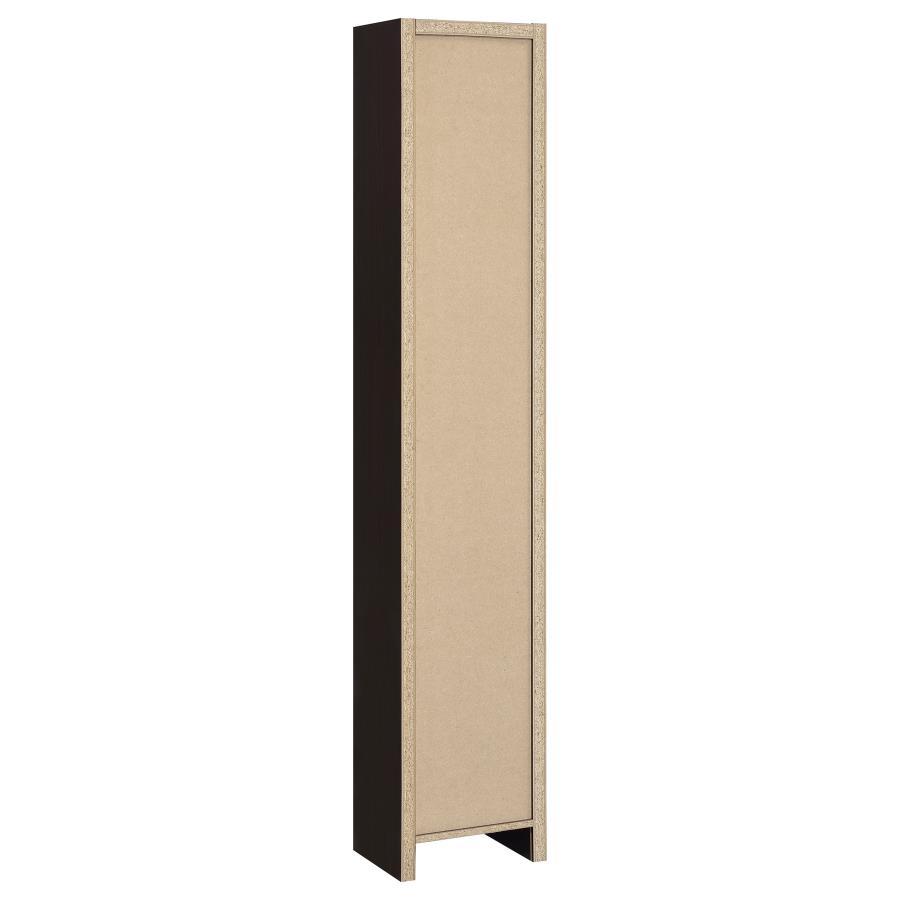 Eliam - 9-Shelf Bookcase - Cappuccino