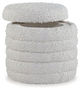 Duntler - Ivory - Storage Ottoman by Signature Design by Ashley® | Bel Furniture