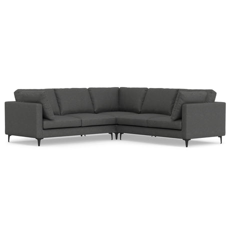Ava - Mid Century Corner Sectional Sofa Handcrafted - view 13