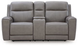 5Z-Comfort - Relaxation - Power Reclining Loveseat with Console / Adj Headrest by Signature Design by Ashley® | Bel Furniture