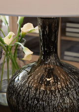 Tenslow - Antique Black - Glass Table Lamp by Signature Design by Ashley® | Bel Furniture