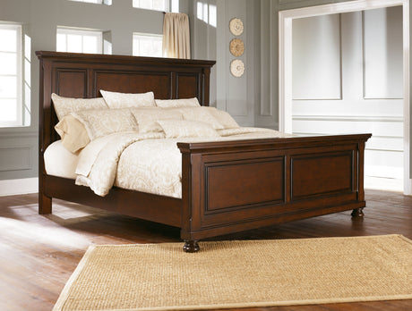 Porter - Panel Bed Dark Brown by Millennium® by Ashley | Bel Furniture