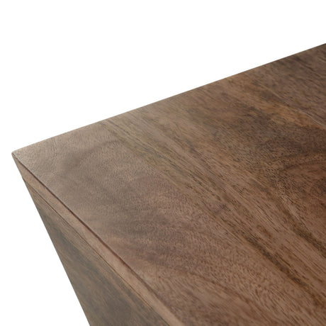 Abba - Handcrafted Square Coffee Table by Simpli-Home | Bel Furniture