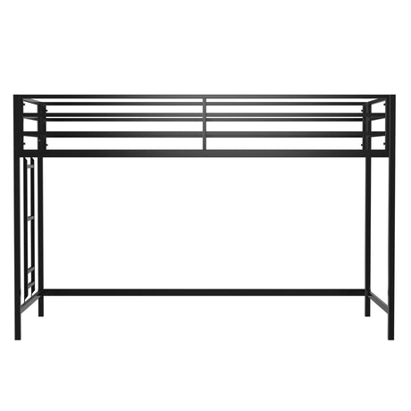 Adam - Junior Twin Loft Bunk - Black by House & Home Furniture | Bel Furniture