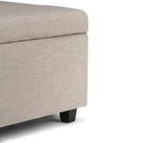 Castleford - Contemporary Storage Ottoman by Simpli-Home | Bel Furniture