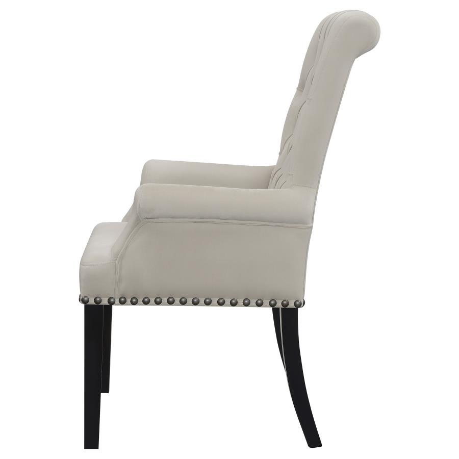 Alana - Upholstered Dining Arm Chair by CoasterElevations | Bel Furniture