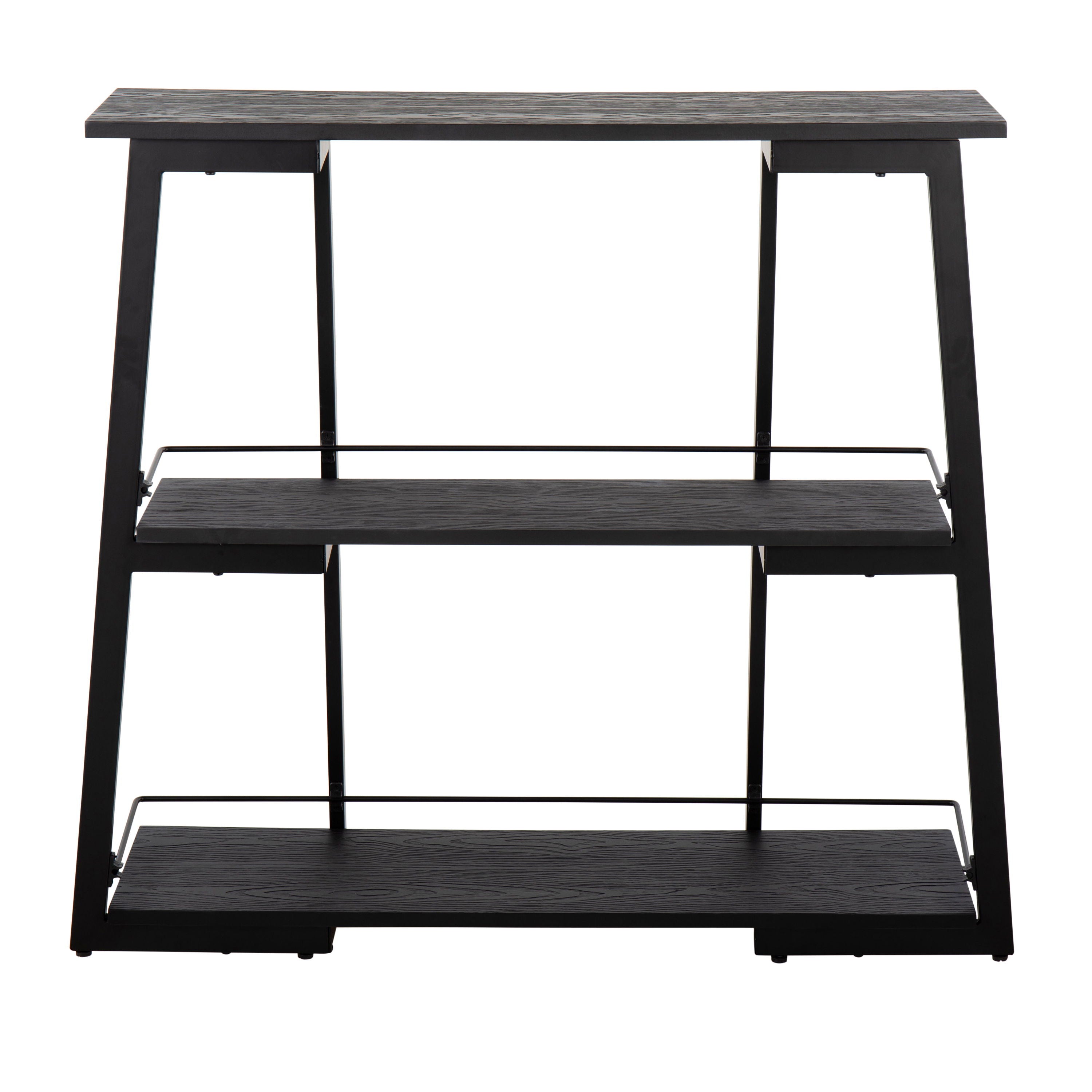 Converge - Industrial Bookcase - Black