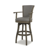 Williams - Swivel Bar Stool With Armrests by Jennifer Taylor Home | Bel Furniture