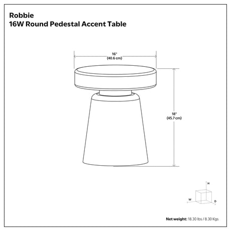 Robbie - Handcrafted Accent Table - view 29
