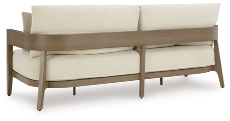 Serene Bay - Dark Brown / White - Sofa With Cushion by Signature Design by Ashley® | Bel Furniture