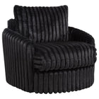 Sarco - Corduroy Upholstered Swivel Accent Arm Chair