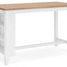 Gesthaven - Rectangular Dining Room Counter Table White by Signature Design by Ashley® | Bel Furniture