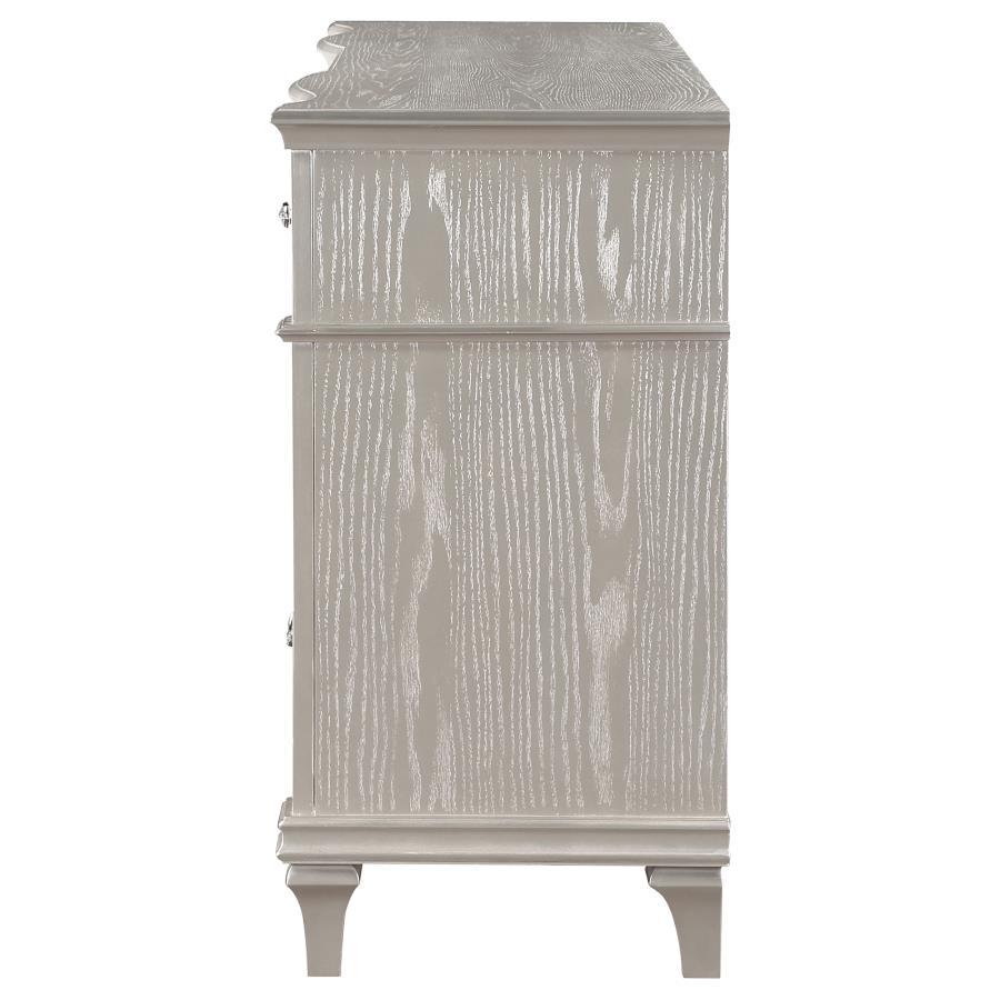 Evangeline - 9-Drawer Dresser - Silver Oak