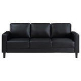 Ruth - Upholstered Track Arm Sofa by Coaster Fine Furniture | Bel Furniture