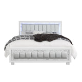 Skye - Marble Full Bed - White
