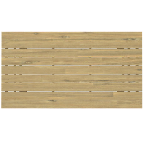 Kona - Outdoor Dining Table - Light Teak by Simpli-Home | Bel Furniture