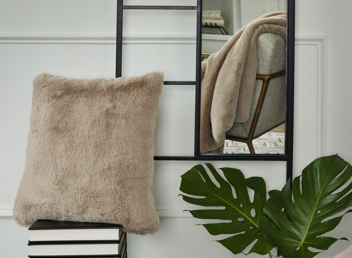 Gariland - Faux Fur Pillow by Signature Design by Ashley® | Bel Furniture