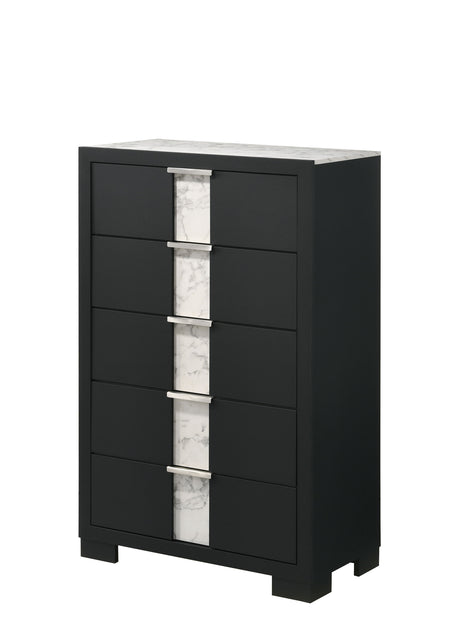Rangley - Chest Black by Crown Mark | Bel Furniture