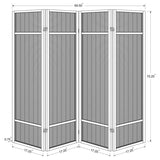 Pearce - 4-Panel Bamboo Room Divider Folding Screen - Natural by Coaster Fine Furniture | Bel Furniture