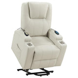 Armstrong - Upholstered Power Lift Massage Recliner