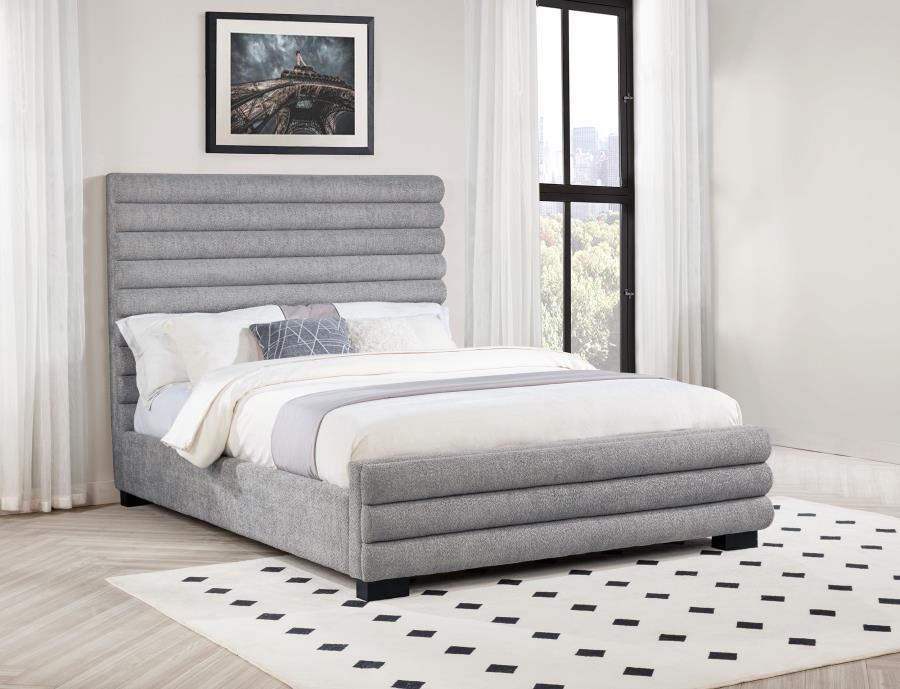 Patricia - Boucle Upholstered Bed by Coaster Fine Furniture | Bel Furniture