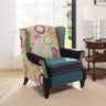 Anya - Boho Chic Wingback Accent Arm Chair by Jennifer Taylor Home | Bel Furniture