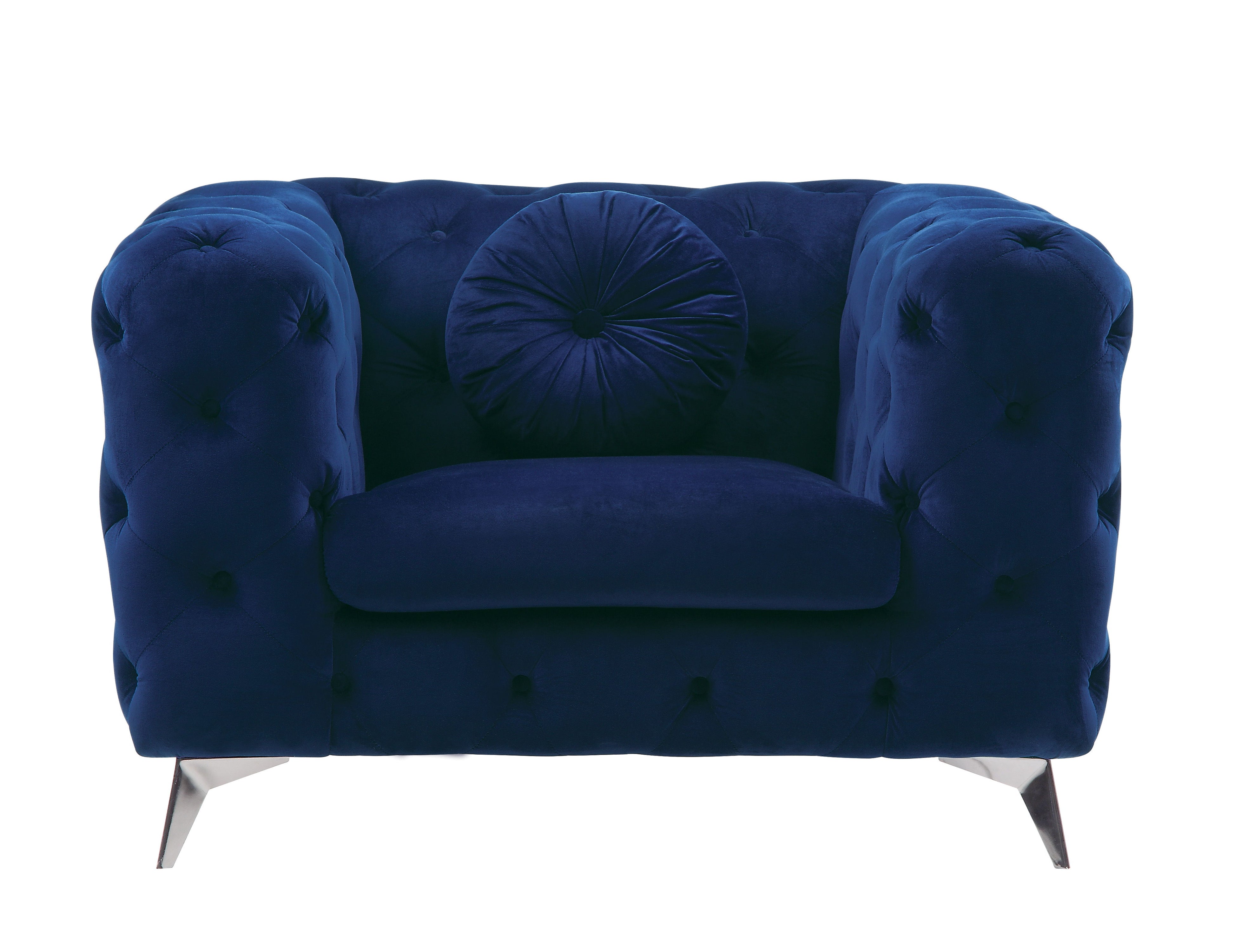 Atronia - Velvet Chair - Blue