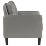 Ruth - Upholstered Track Arm Accent Chair by Coaster Fine Furniture | Bel Furniture