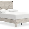 Shawburn - Platform Bed With Crossbuck Panel Headboard White by Signature Design by Ashley® | Bel Furniture