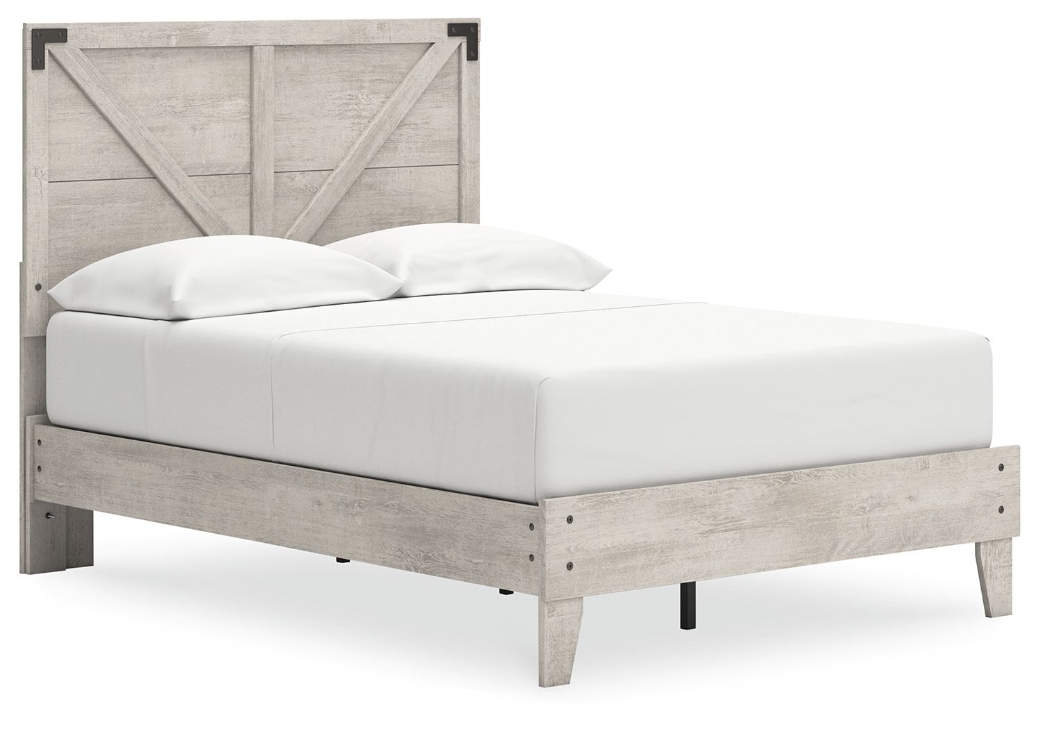 Shawburn - Platform Bed With Crossbuck Panel Headboard