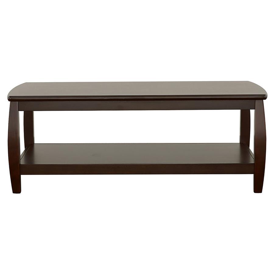 Dixon - 3 Piece Rectangular Wood Coffee Table Set Espresso - Cappuccino