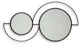 Shayham - Black - Accent Mirror by Signature Design by Ashley® | Bel Furniture