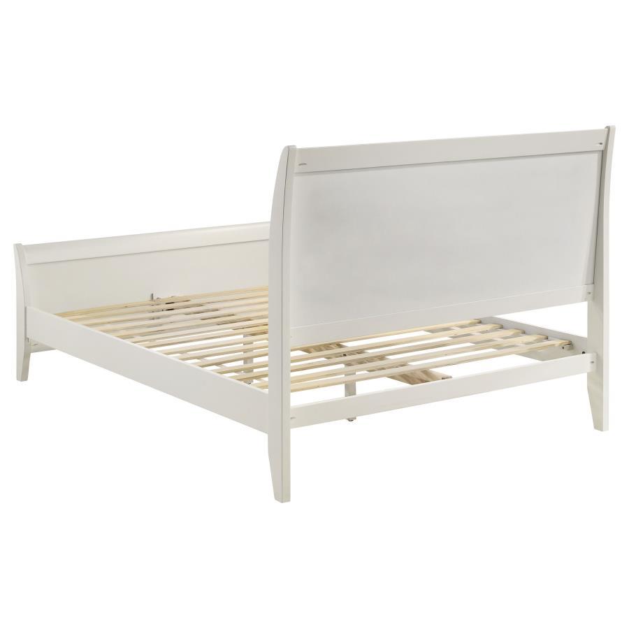 Selena - Sleigh Platform Bed